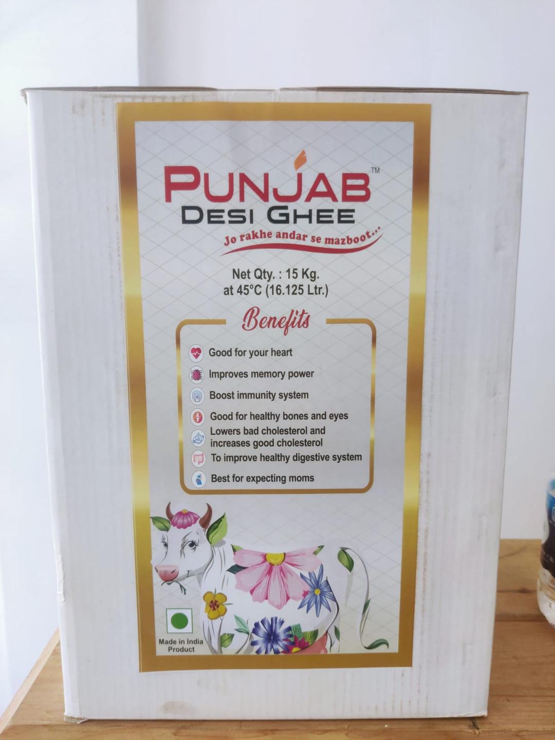 Punjab Desi Cow Ghee (15kg)